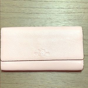 Authentic Pink Coach Wallet